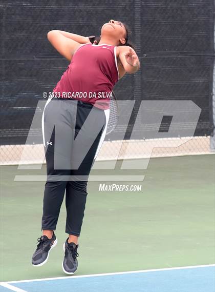 Thumbnail 2 in UIL Tennis 3A & 4A Mixed Doubles Quarterfinals photogallery.