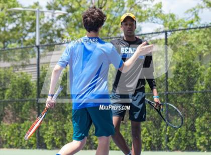 Thumbnail 1 in NYSPHSAA Championships (Federation Doubles Final) photogallery.