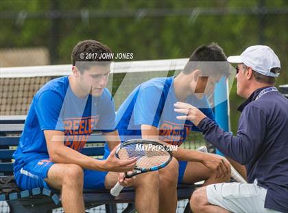 Thumbnail 3 in NYSPHSAA Championships (Federation Doubles Final) photogallery.