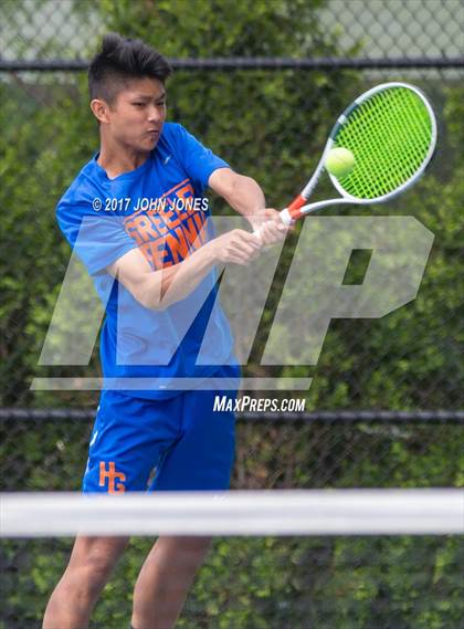 Thumbnail 2 in NYSPHSAA Championships (Federation Doubles Final) photogallery.