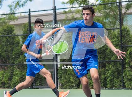 Thumbnail 1 in NYSPHSAA Championships (Federation Doubles Final) photogallery.