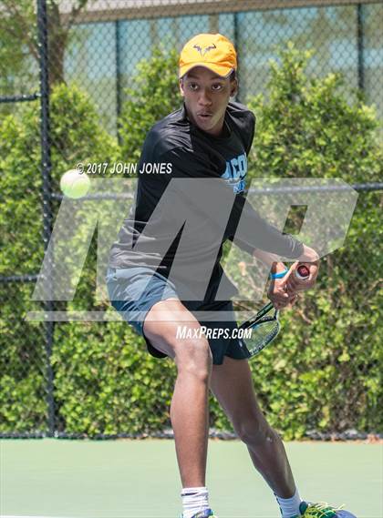 Thumbnail 3 in NYSPHSAA Championships (Federation Doubles Final) photogallery.