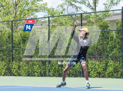 Thumbnail 2 in NYSPHSAA Championships (Federation Doubles Final) photogallery.