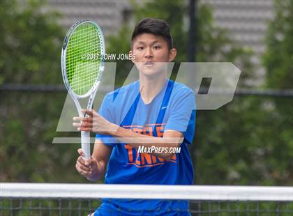Thumbnail 3 in NYSPHSAA Championships (Federation Doubles Final) photogallery.