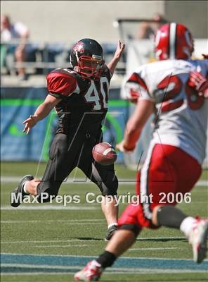 Thumbnail 1 in Orting vs. Archbishop Murphy (Kickoff Classic) photogallery.