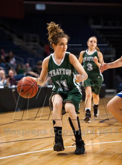 Thumbnail 3 in Stratton vs. Wiley (CHSAA 1A Final Four) photogallery.