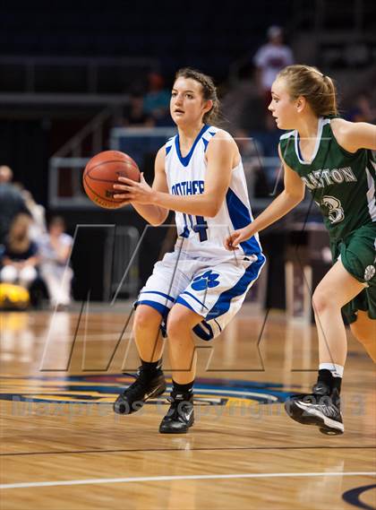 Thumbnail 1 in Stratton vs. Wiley (CHSAA 1A Final Four) photogallery.