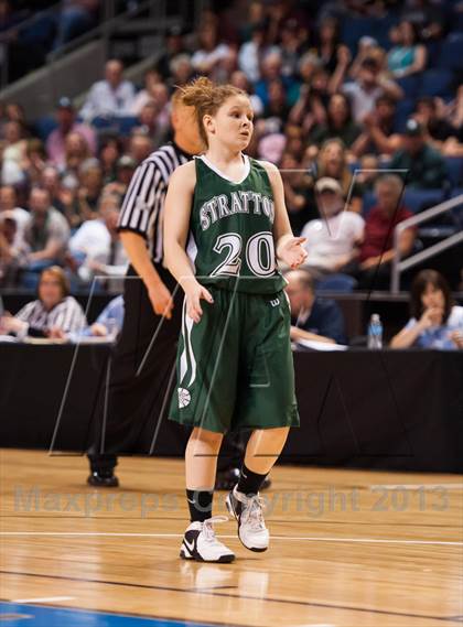 Thumbnail 1 in Stratton vs. Wiley (CHSAA 1A Final Four) photogallery.