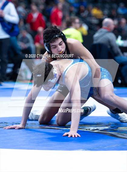 Thumbnail 1 in CHSAA Wrestling Championships (Class 2A First Round Consolidation Matches) photogallery.