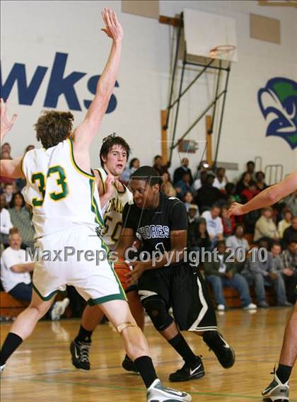Thumbnail 2 in Bishop Sullivan Catholic vs. Atlantic Shores Christian photogallery.