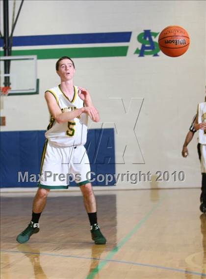 Thumbnail 2 in Bishop Sullivan Catholic vs. Atlantic Shores Christian photogallery.