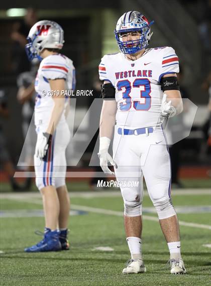 Thumbnail 1 in Westlake vs Weslaco East (UIL 6A Quarterfinal Playoff) photogallery.