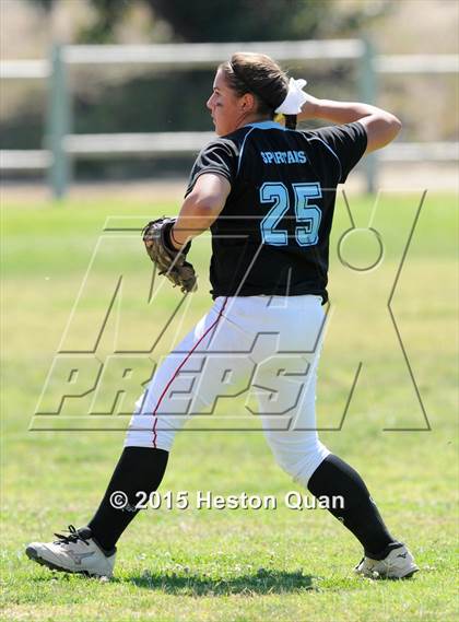 Thumbnail 1 in Los Alamitos (Red) vs. Villa Park photogallery.