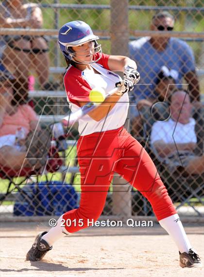 Thumbnail 2 in Los Alamitos (Red) vs. Villa Park photogallery.