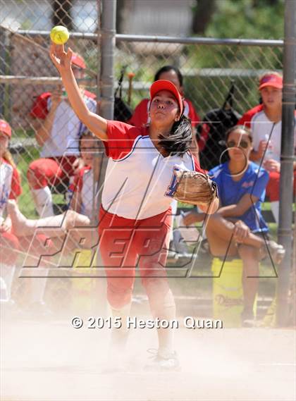Thumbnail 1 in Los Alamitos (Red) vs. Villa Park photogallery.