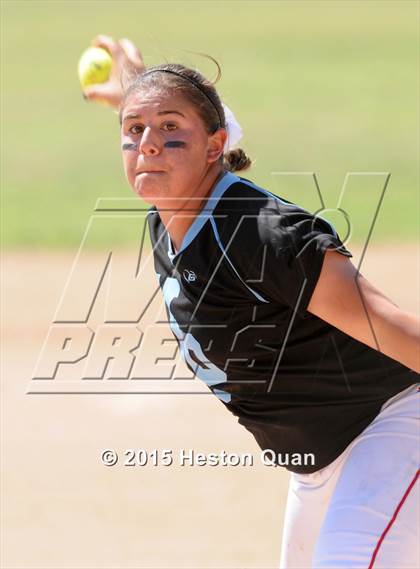 Thumbnail 3 in Los Alamitos (Red) vs. Villa Park photogallery.