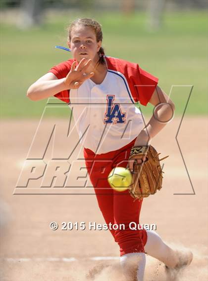 Thumbnail 2 in Los Alamitos (Red) vs. Villa Park photogallery.