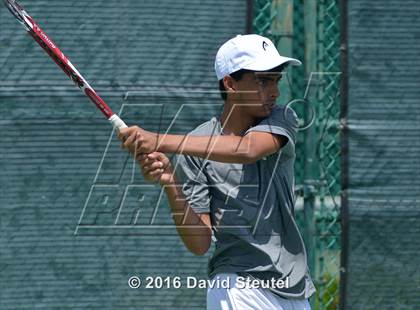 Thumbnail 1 in Dougherty Valley vs. Lowel (CIF NorCal Regional Team Tennis Championships) photogallery.