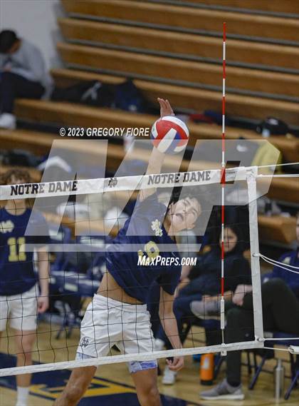 Thumbnail 1 in Harvard-Westlake @ Notre Dame (SO) photogallery.