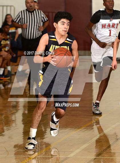 Thumbnail 2 in Alhambra vs Hart (La Canada Tournament) photogallery.