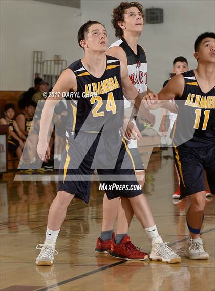 Thumbnail 3 in Alhambra vs Hart (La Canada Tournament) photogallery.