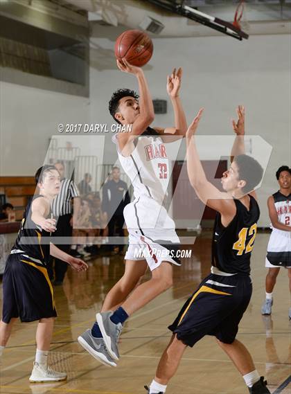 Thumbnail 2 in Alhambra vs Hart (La Canada Tournament) photogallery.