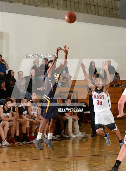 Thumbnail 2 in Alhambra vs Hart (La Canada Tournament) photogallery.