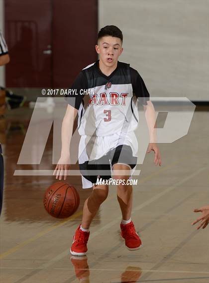 Thumbnail 3 in Alhambra vs Hart (La Canada Tournament) photogallery.