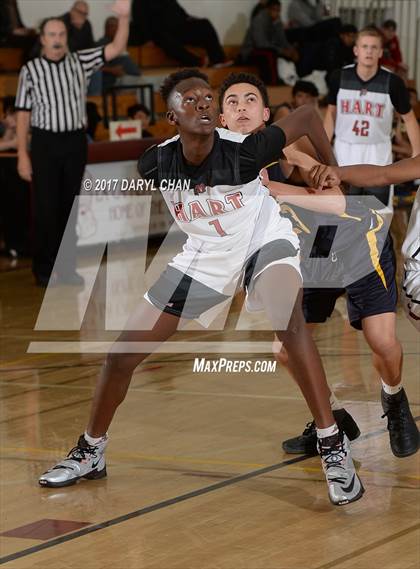 Thumbnail 1 in Alhambra vs Hart (La Canada Tournament) photogallery.