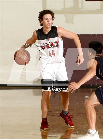Thumbnail 2 in Alhambra vs Hart (La Canada Tournament) photogallery.