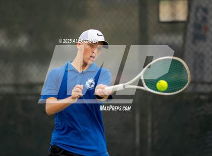 Thumbnail 3 in UIL Tennis 1A & 2A Boys Semifinals photogallery.