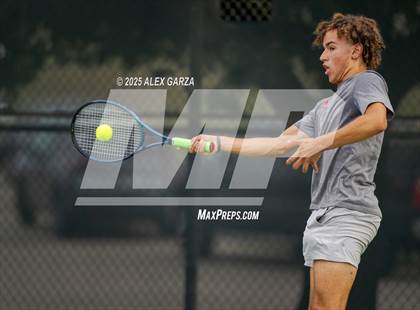 Thumbnail 1 in UIL Tennis 1A & 2A Boys Semifinals photogallery.