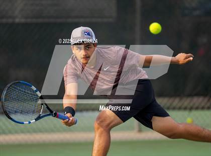 Thumbnail 3 in UIL Tennis 1A & 2A Boys Semifinals photogallery.