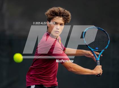 Thumbnail 1 in UIL Tennis 1A & 2A Boys Semifinals photogallery.