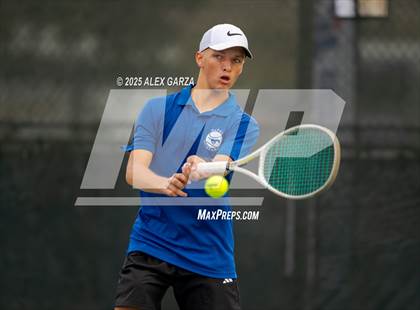 Thumbnail 2 in UIL Tennis 1A & 2A Boys Semifinals photogallery.