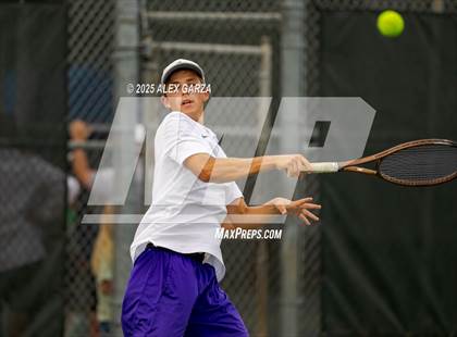 Thumbnail 3 in UIL Tennis 1A & 2A Boys Semifinals photogallery.