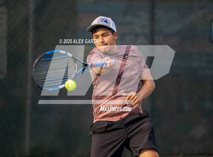 Thumbnail 2 in UIL Tennis 1A & 2A Boys Semifinals photogallery.