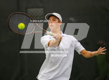 Thumbnail 2 in UIL Tennis 1A & 2A Boys Semifinals photogallery.