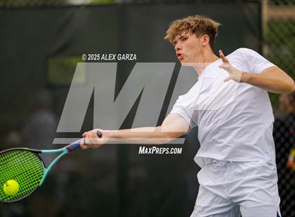 Thumbnail 3 in UIL Tennis 1A & 2A Boys Semifinals photogallery.