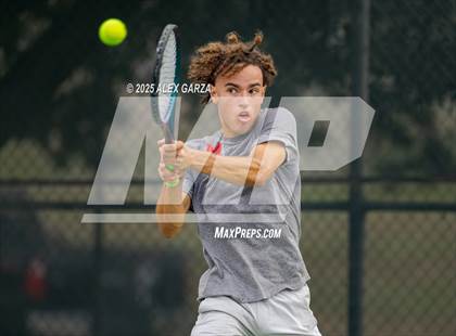 Thumbnail 2 in UIL Tennis 1A & 2A Boys Semifinals photogallery.