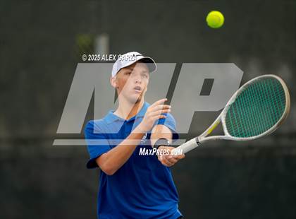 Thumbnail 3 in UIL Tennis 1A & 2A Boys Semifinals photogallery.