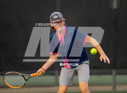 Thumbnail 3 in UIL Tennis 1A & 2A Boys Semifinals photogallery.