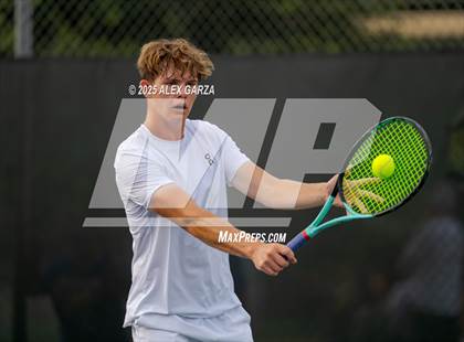 Thumbnail 3 in UIL Tennis 1A & 2A Boys Semifinals photogallery.