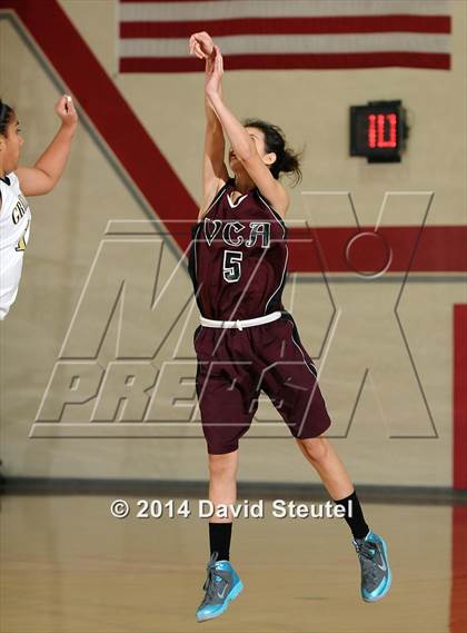 Thumbnail 1 in Valley Christian vs. Golden Sierra (Lady Viking Classic) photogallery.