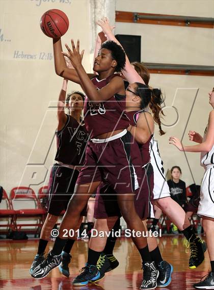 Thumbnail 2 in Valley Christian vs. Golden Sierra (Lady Viking Classic) photogallery.