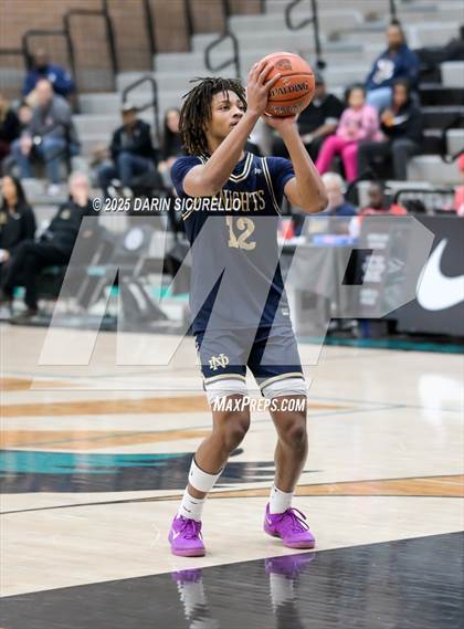 Thumbnail 2 in Notre Dame (SO) vs. Coronado  (Hoophall West - Nike TOC) photogallery.