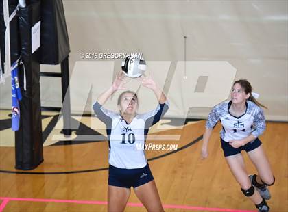 Thumbnail 2 in St. Thomas More vs Archbishop Hannan (Catholic League Tournament) photogallery.