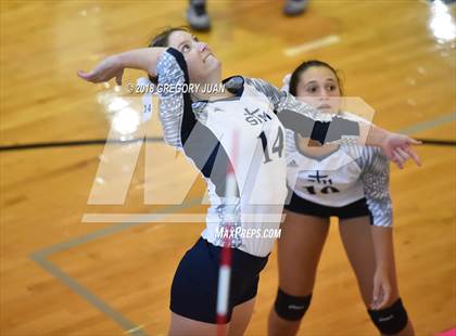 Thumbnail 2 in St. Thomas More vs Archbishop Hannan (Catholic League Tournament) photogallery.