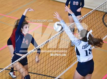 Thumbnail 1 in St. Thomas More vs Archbishop Hannan (Catholic League Tournament) photogallery.