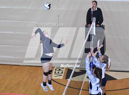 Thumbnail 2 in St. Thomas More vs Archbishop Hannan (Catholic League Tournament) photogallery.